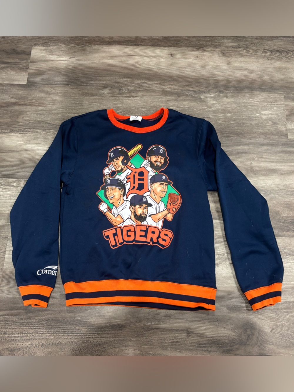 Detroit Tigers Caricature Crewneck